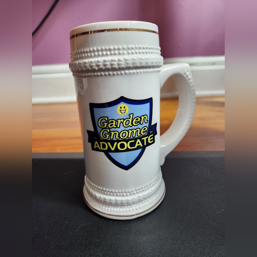 Garden Gnome Advocate Stein Mug